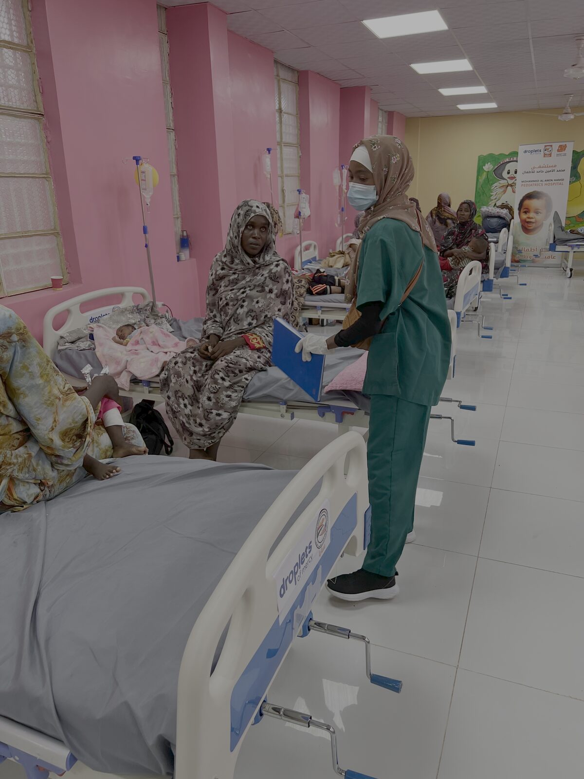 Care being provided at the maternity ward