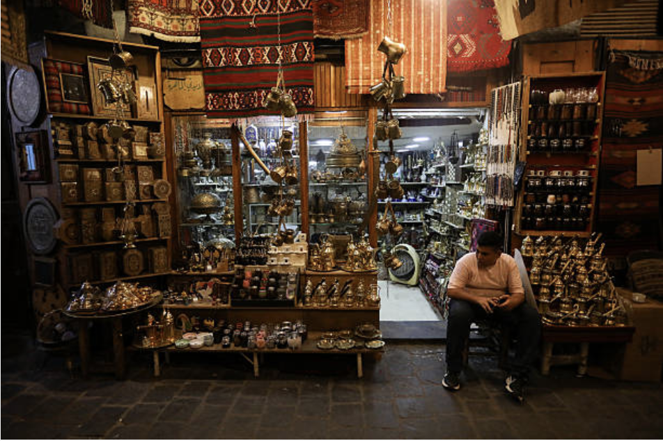 The historic souk of Damascus